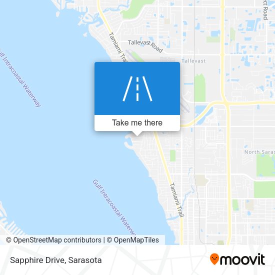 Mapa de Sapphire Drive