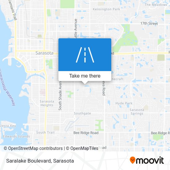 Mapa de Saralake Boulevard