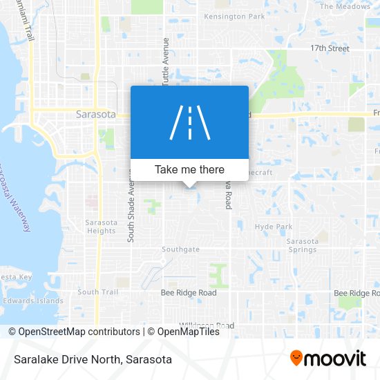 Saralake Drive North map