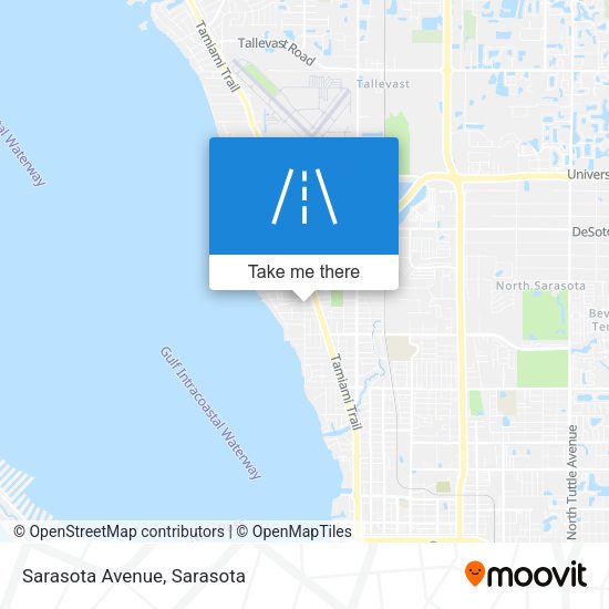 Mapa de Sarasota Avenue