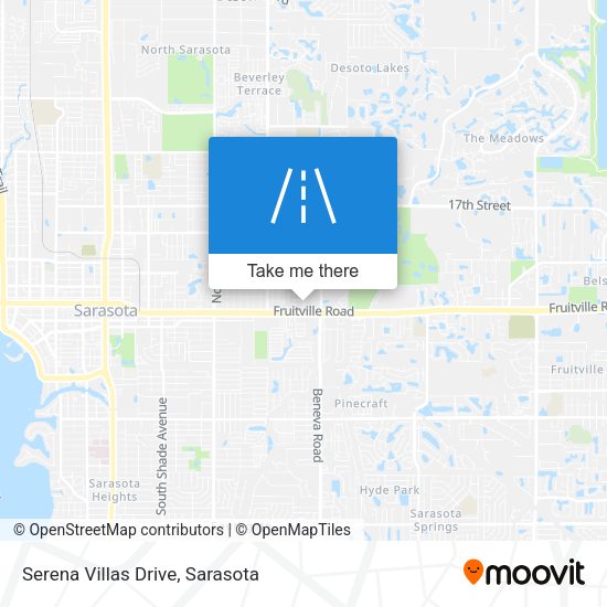 Serena Villas Drive map
