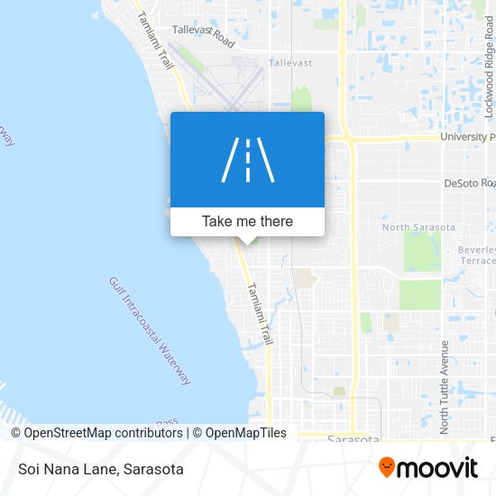 Mapa de Soi Nana Lane