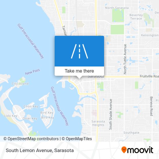 Mapa de South Lemon Avenue