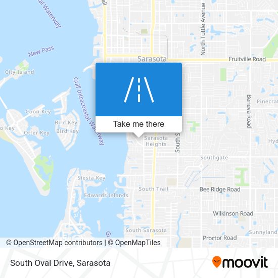 Mapa de South Oval Drive