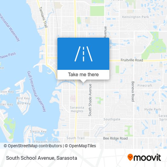 South School Avenue map