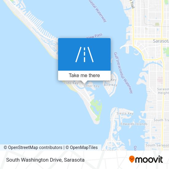 South Washington Drive map