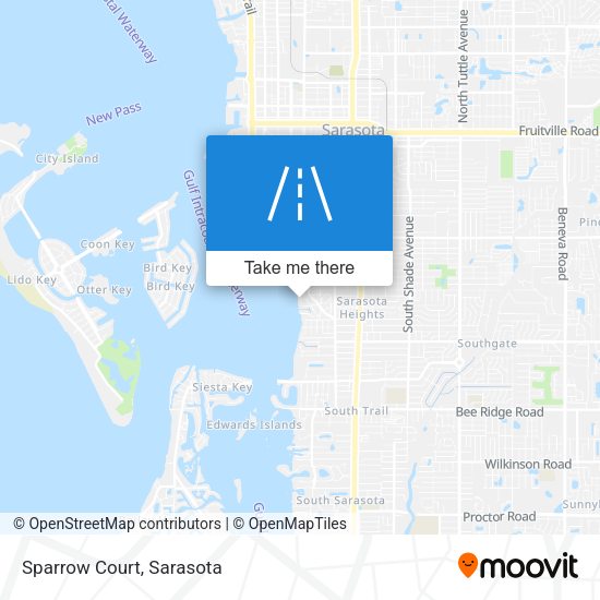 Mapa de Sparrow Court