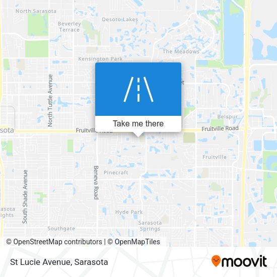 Mapa de St Lucie Avenue