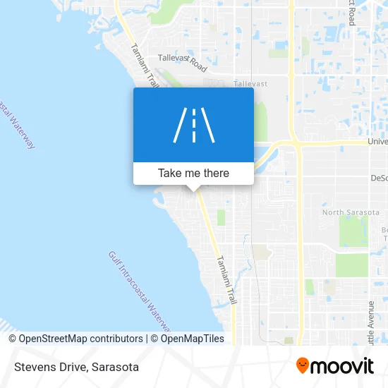 Stevens Drive map