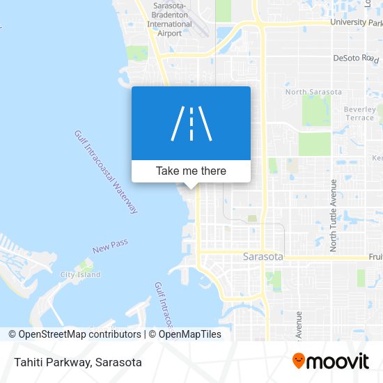 Mapa de Tahiti Parkway