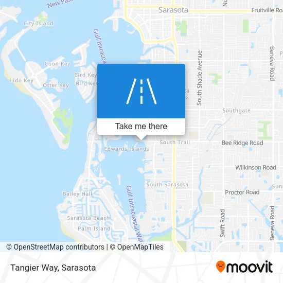 Tangier Way map