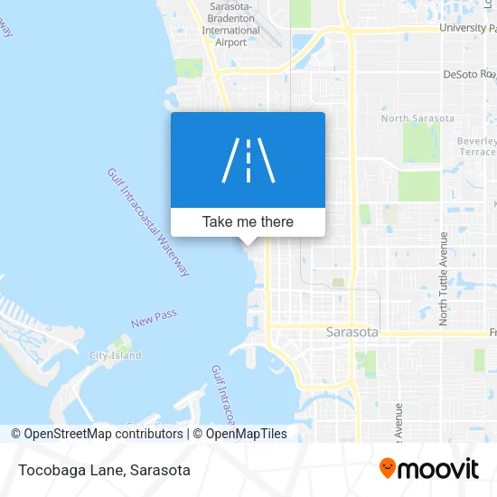 Tocobaga Lane map