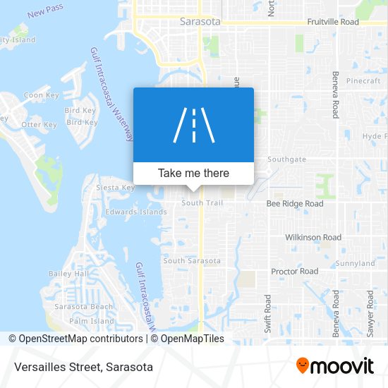 Versailles Street map