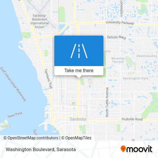 Washington Boulevard map