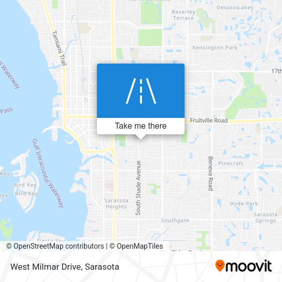 West Milmar Drive map