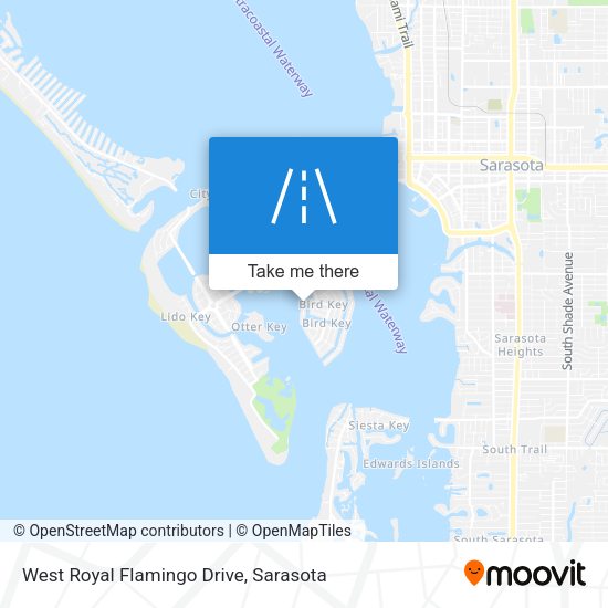 Mapa de West Royal Flamingo Drive