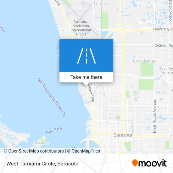 West Tamiami Circle map