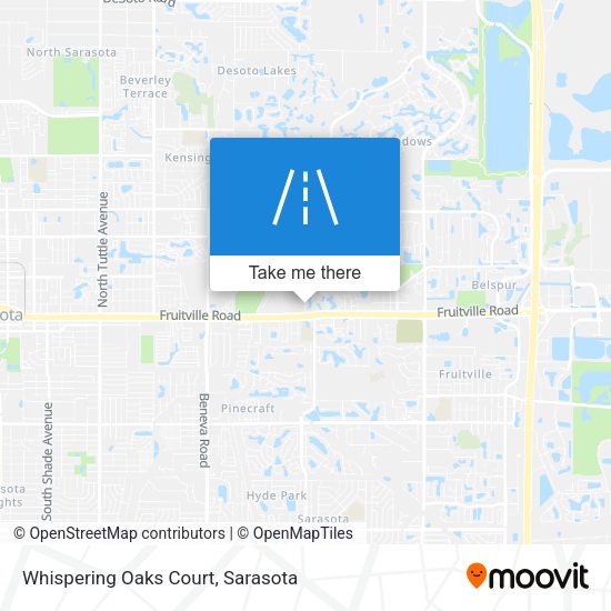 Mapa de Whispering Oaks Court