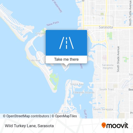Mapa de Wild Turkey Lane