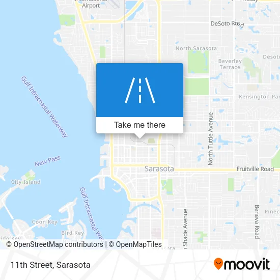 11th Street map
