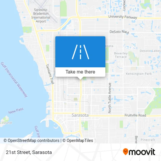 21st Street map