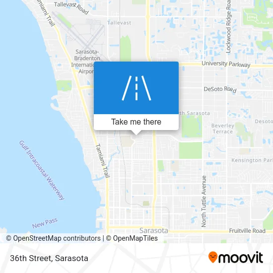36th Street map