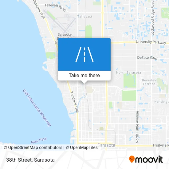 38th Street map