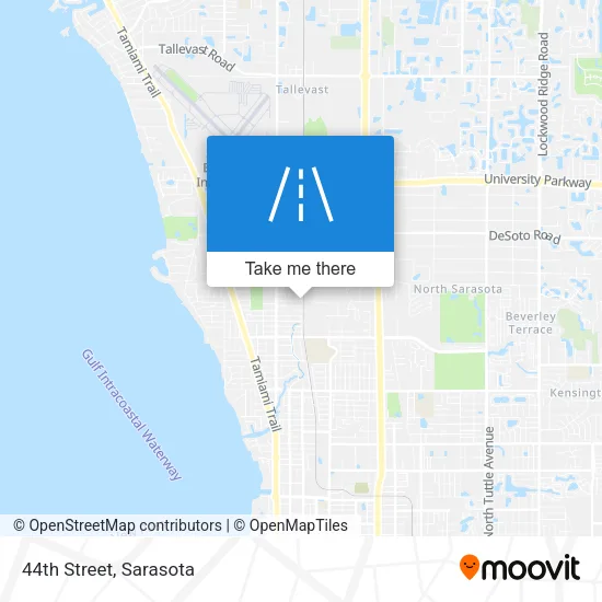 44th Street map