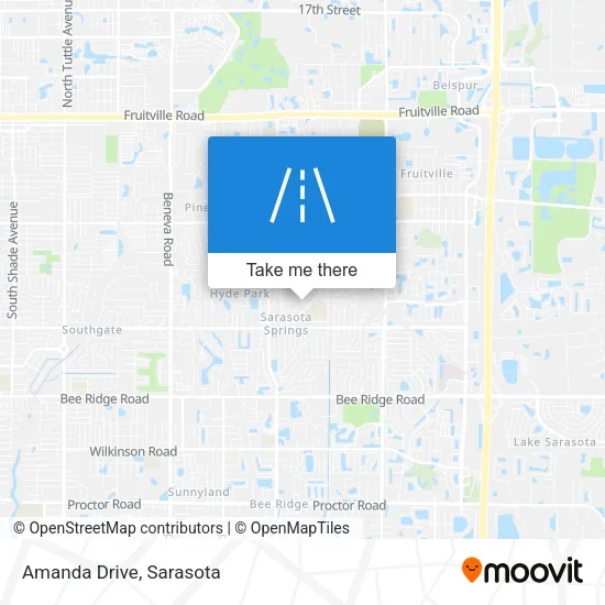 Amanda Drive map