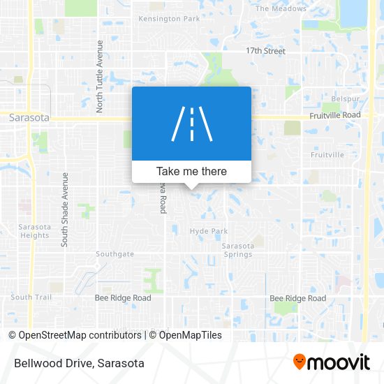 Bellwood Drive map