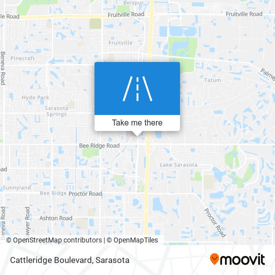 Cattleridge Boulevard map