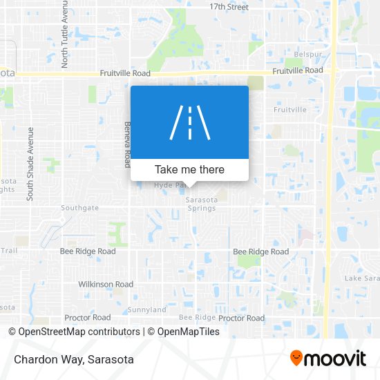 Mapa de Chardon Way