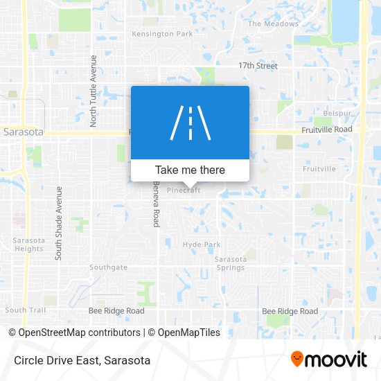 Circle Drive East map