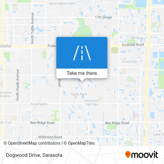 Mapa de Dogwood Drive