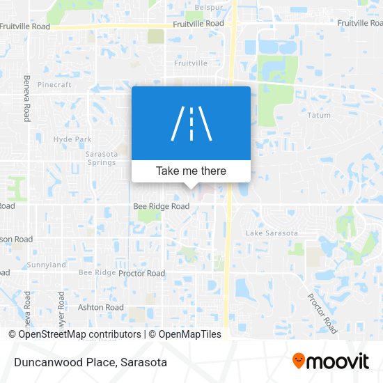 Duncanwood Place map
