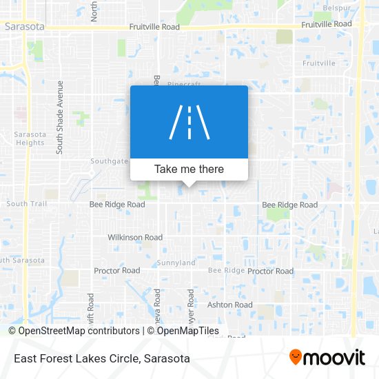 East Forest Lakes Circle map