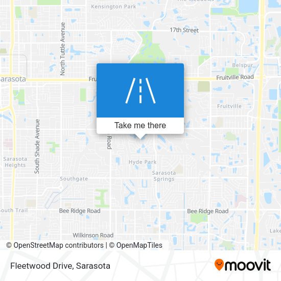 Mapa de Fleetwood Drive