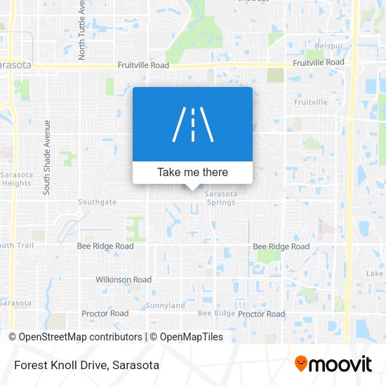 Mapa de Forest Knoll Drive