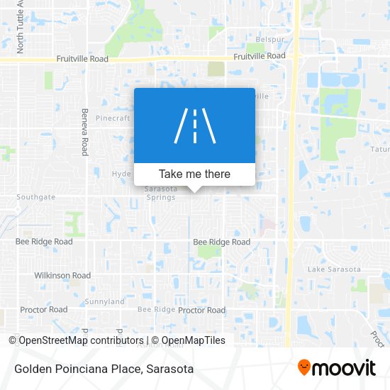 Golden Poinciana Place map