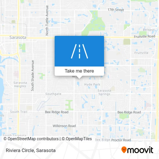 Riviera Circle map