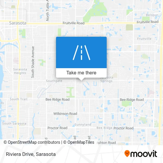 Riviera Drive map