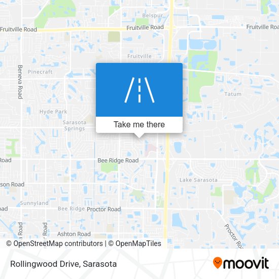 Rollingwood Drive map