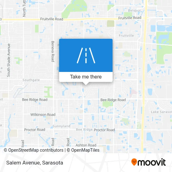 Salem Avenue map
