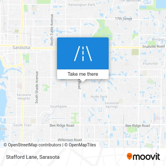 Stafford Lane map