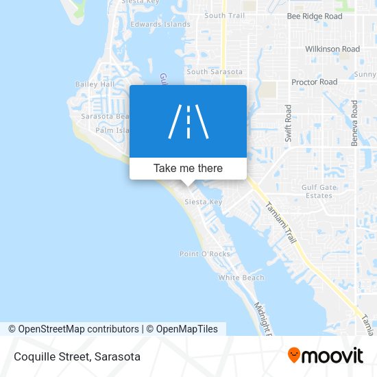 Mapa de Coquille Street