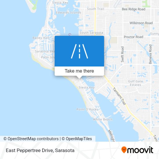 Mapa de East Peppertree Drive