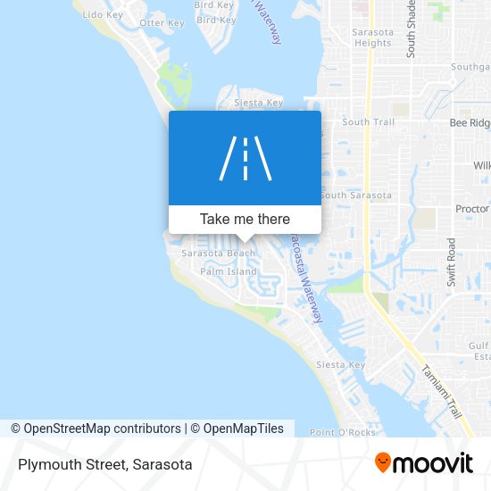 Plymouth Street map