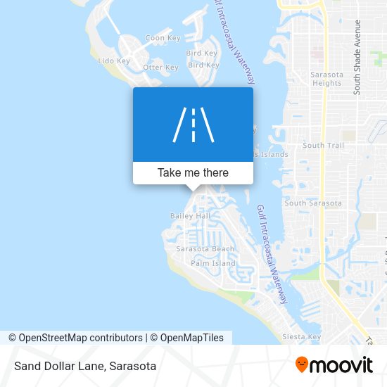 Sand Dollar Lane map