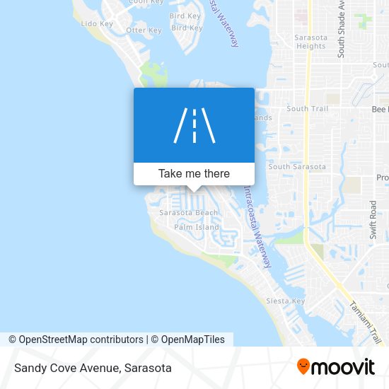 Sandy Cove Avenue map