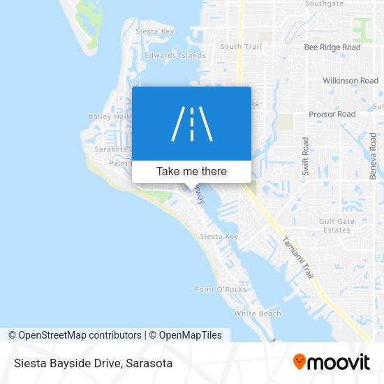 Mapa de Siesta Bayside Drive